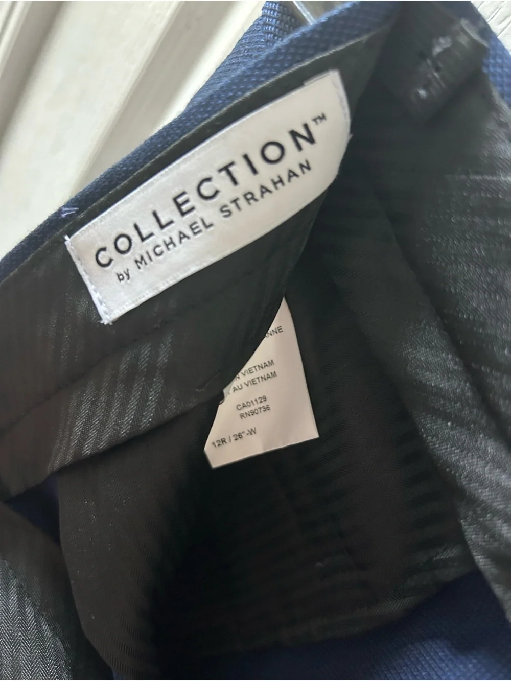 Navy Two-Piece Boys Suit Jacket & Pants